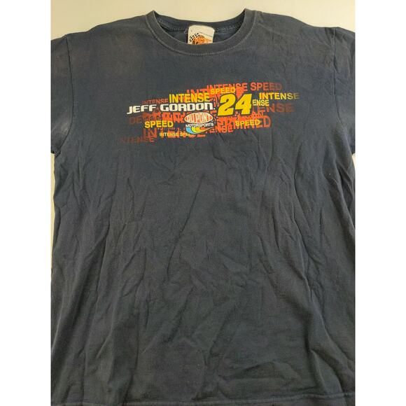Mens Winners Circle Jeff Gordon #24 DuPont Motorsports T Shirt Black Size L - Picture 4 of 12